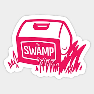 SWAMP COOLER RED Sticker